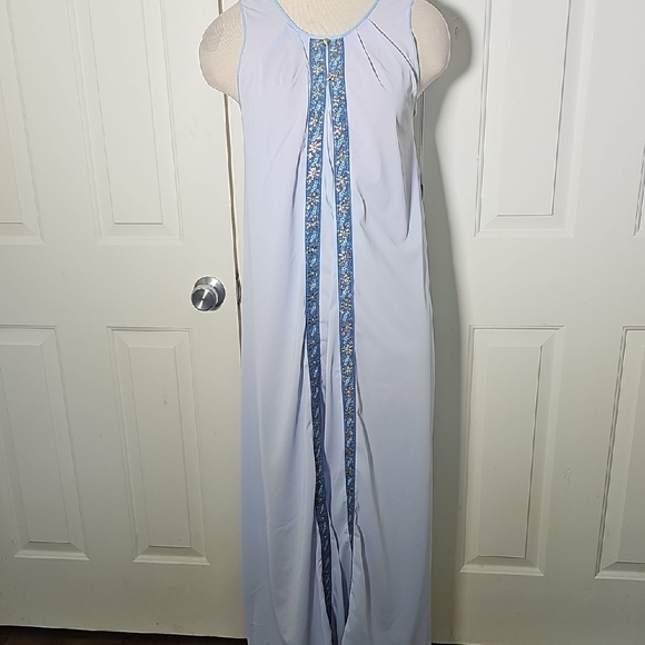 Lorraine Y2K Vintage Blue Maxi Might Dress. Size Small. Luxury - Picture 1 of 8